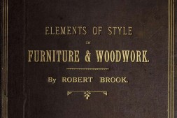 木制家具风格元素.Elements of style in furniture and woodwork.By Robert Brook.英文版.1889年 PDF电子版下载